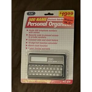 NEW Vtg Tozai ATC-578 Personal Information Organizer PDA Electronic Data Bank